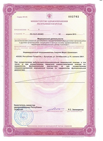 Лицензия № ЛО-16-01-002483